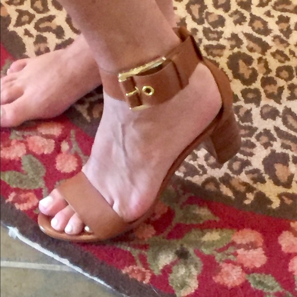 Michael Kors Shoes - Michael Kors Block Heel Buckle Sandal